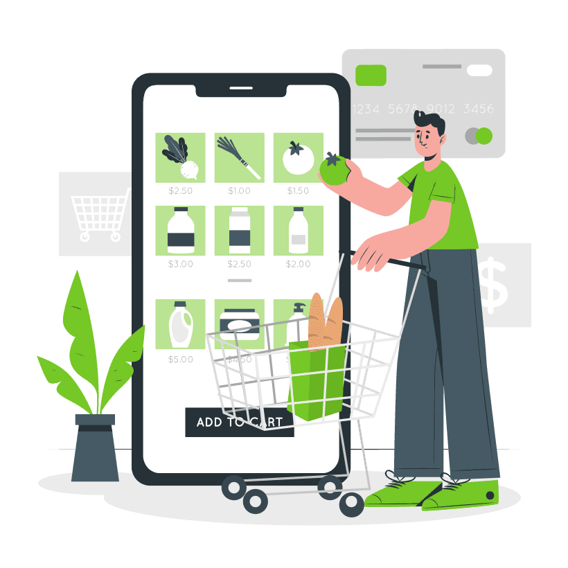 Shopping illustration