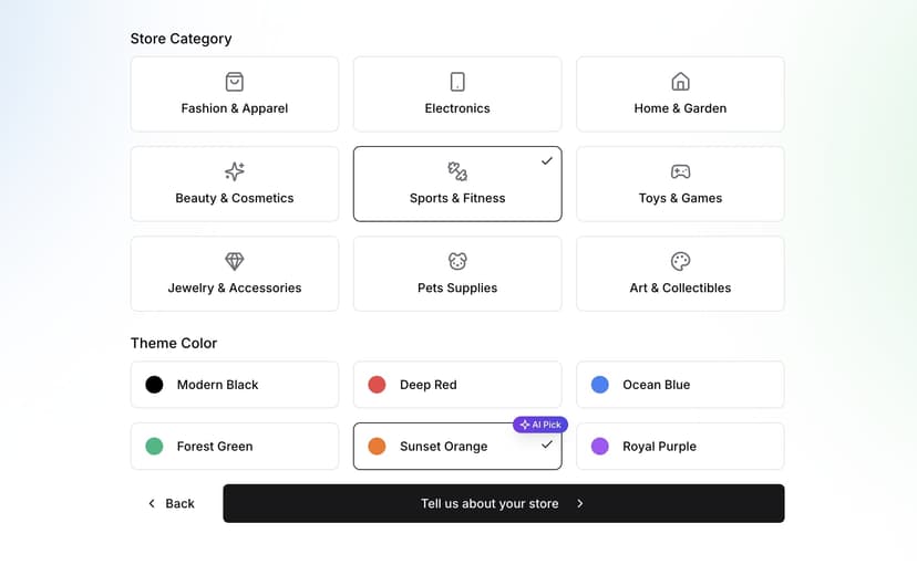 Steps to create Shopify store